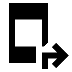 App Shortcut Fill Icon from Sharp Fill - Streamline Material Set