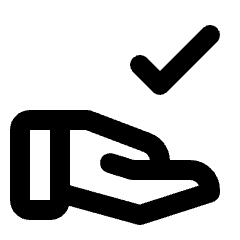 Approval Delegation Icon from Rounded Line - Streamline Material Set