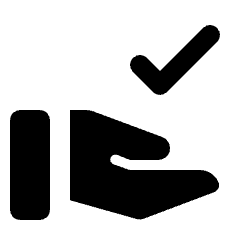 Approval Delegation Fill Icon from Rounded Fill - Streamline Material Set