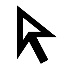 Arrow Selector Tool Icon from Sharp Line - Material Pro Set