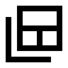 Backup Table Icon from Sharp Line - Material Pro Set