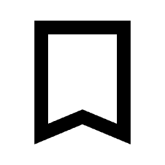 Bookmark Icon from Sharp Line - Material Pro Set