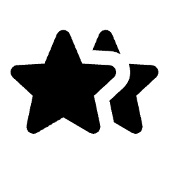 Bookmark Library Fill Icon from Rounded Fill - Streamline Material Set