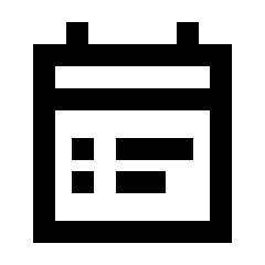 Calendar Event Icon from Sharp Line - Material Pro Set