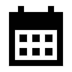 Calendar Month Fill Icon from Sharp Fill - Material Pro Set