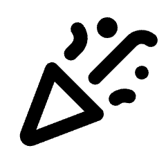 Celebration Icon from Rounded Line - Streamline Material Set