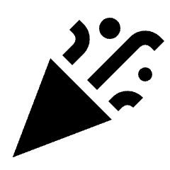 Celebration Fill Icon from Sharp Fill - Streamline Material Set