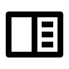 Chrome Reader Mode Icon from Outlined Line - Streamline Material Set