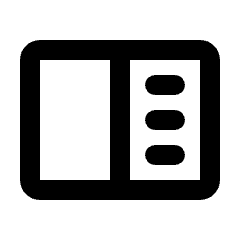 Chrome Reader Mode Icon from Rounded Line - Streamline Material Set