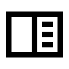 Chrome Reader Mode Icon from Sharp Line - Streamline Material Set