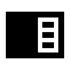 Chrome Reader Mode Fill Icon from Sharp Fill - Streamline Material Set