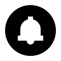 Circle Notifications Fill Icon from Sharp Fill - Material Pro Set