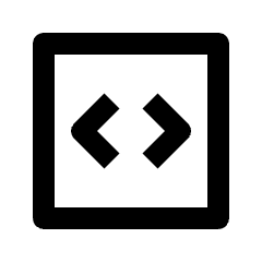Code Blocks Icon from Outlined Line - Streamline Material Set