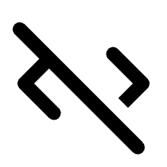 Code Off Fill Icon from Rounded Fill - Streamline Material Set