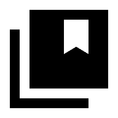 Collections Bookmark Fill Icon from Sharp Fill - Material Pro Set