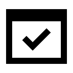 Domain Verification Icon from Sharp Line - Streamline Material Set