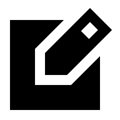 Edit Square Fill Icon from Sharp Fill - Streamline Material Set