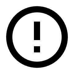 Error Icon from Sharp Line - Streamline Material Set