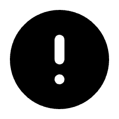 Error Fill Icon from Rounded Fill - Streamline Material Set