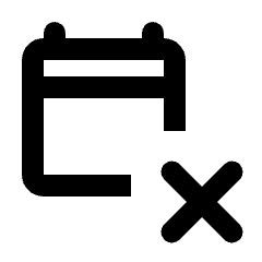 Event Busy Icon from Rounded Line - Streamline Material Set