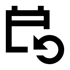 Event Repeat Icon from Sharp Line - Streamline Material Set