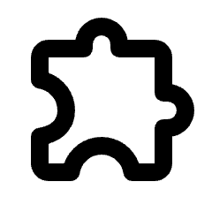 Extension Icon from Rounded Line - Streamline Material Set