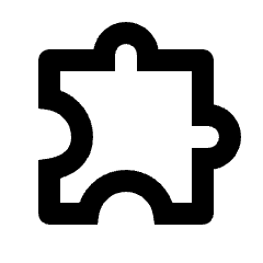Extension Icon from Outlined Line - Streamline Material Set