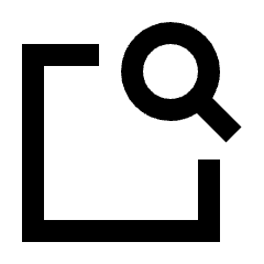 Feature Search Icon from Sharp Line - Streamline Material Set