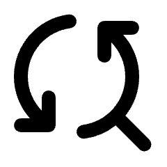 Find Replace Icon from Rounded Line - Streamline Material Set