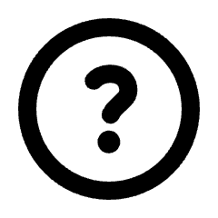 Help Icon from Rounded Line - Material Pro Set