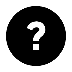 Help Fill Icon from Sharp Fill - Streamline Material Set