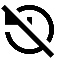 History Off Fill Icon from Sharp Fill - Streamline Material Set