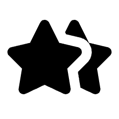 Hotel Class Fill Icon from Outlined Fill - Streamline Material Set