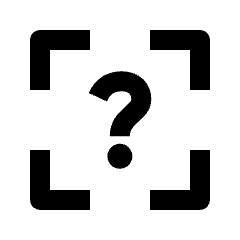 Indeterminate Question Box Icon from Outlined Line - Streamline Material Set