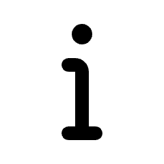 Info I Fill Icon from Rounded Fill - Streamline Material Set