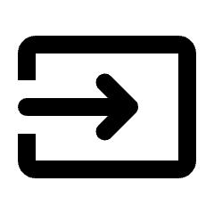 Input Icon from Rounded Line - Streamline Material Set