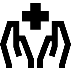 Insurance Hand Icon from Sharp Line - Streamline Material Set