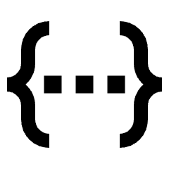 Json Icon from Sharp Line - Streamline Material Set