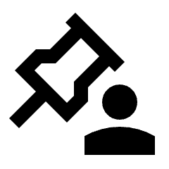 Keep Public Icon from Sharp Line - Streamline Material Set