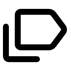 Label Multiple Icon from Rounded Line - Streamline Material Set