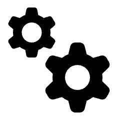 Manufacturing Icon from Rounded Line - Streamline Material Set