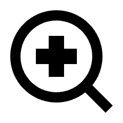 Medical Diagnosis Icon from Sharp Line - Material Pro Set