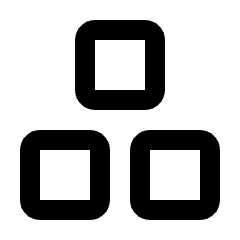 Module Icon from Rounded Line - Streamline Material Set