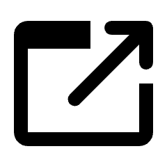 New Window Alt Icon from Rounded Line - Streamline Material Set