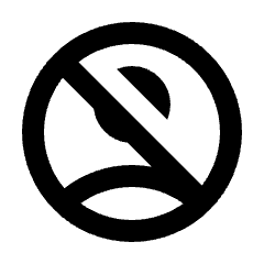 No Accounts Icon from Rounded Line - Streamline Material Set