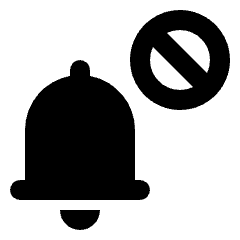 Notification Block Fill Icon from Rounded Fill - Material Pro Set