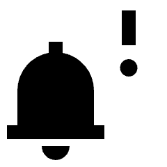 Notification Important Fill Icon from Outlined Fill - Streamline Material Set