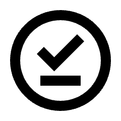 Offline Pin Icon from Sharp Line - Streamline Material Set