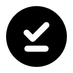 Offline Pin Fill Icon from Rounded Fill - Streamline Material Set