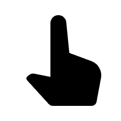 Pan Tool Alt Fill Icon from Rounded Fill - Material Pro Set